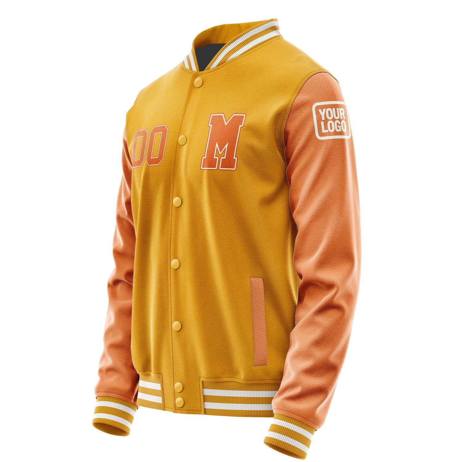 Maßgeschneidertes Gelb Orange Jacke JB1919281918281818