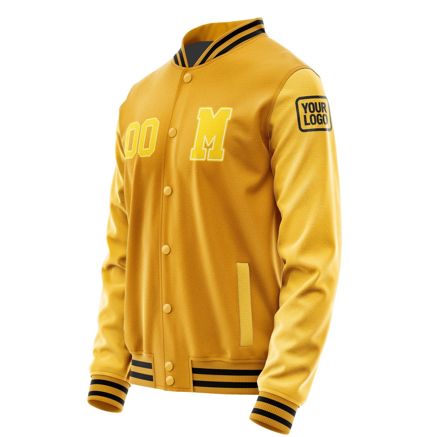 Maßgeschneidertes Gelb Gold Jacke JB1919301917301817