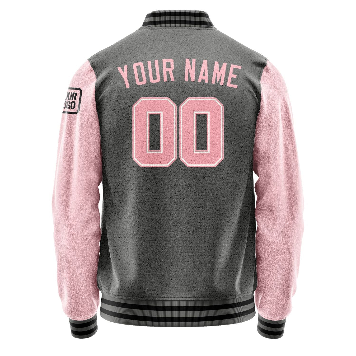 Maßgeschneidertes Dunkelgrau Rosa Jacke JB2020212017211817