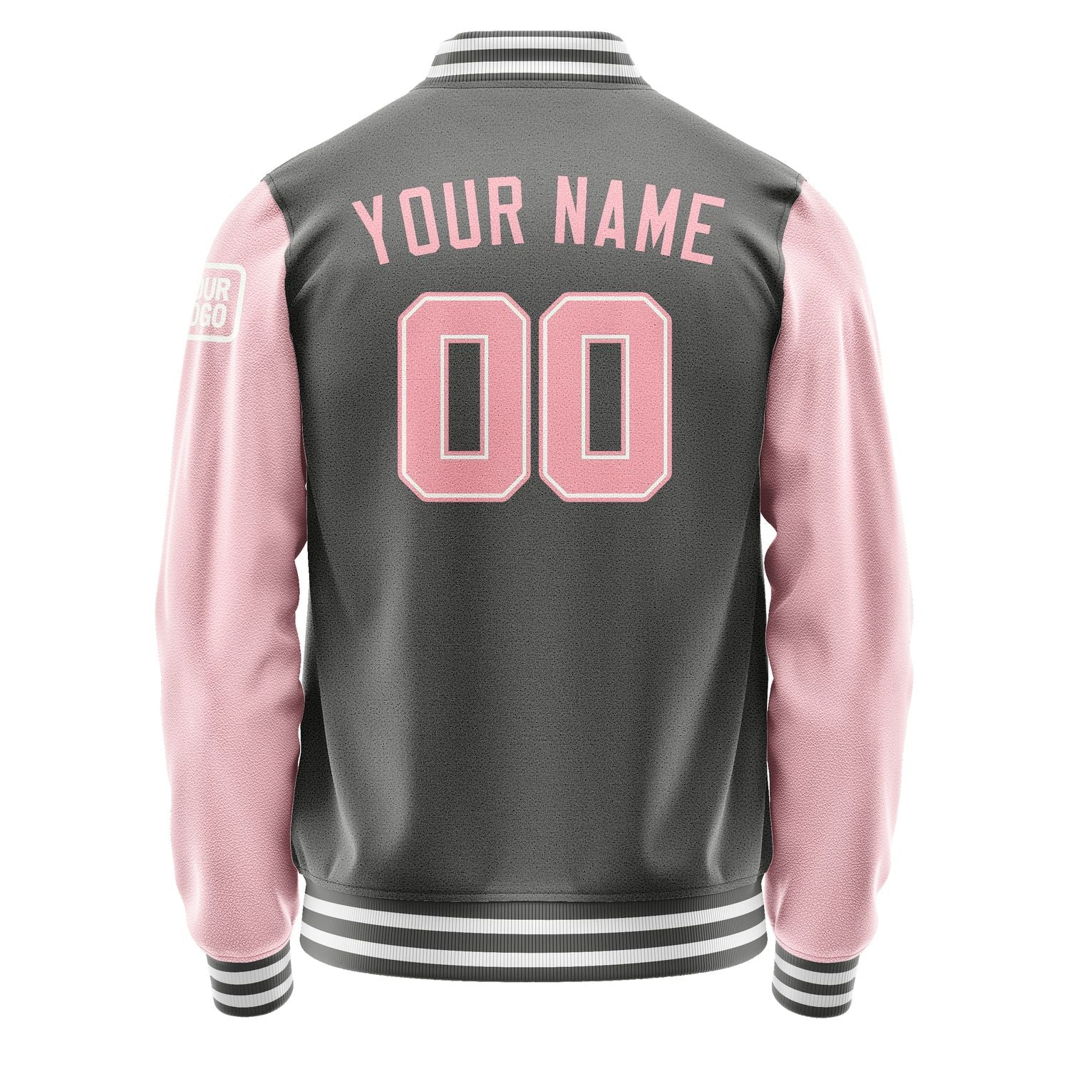 Maßgeschneidertes Dunkelgrau Rosa Jacke JB2020212018211818