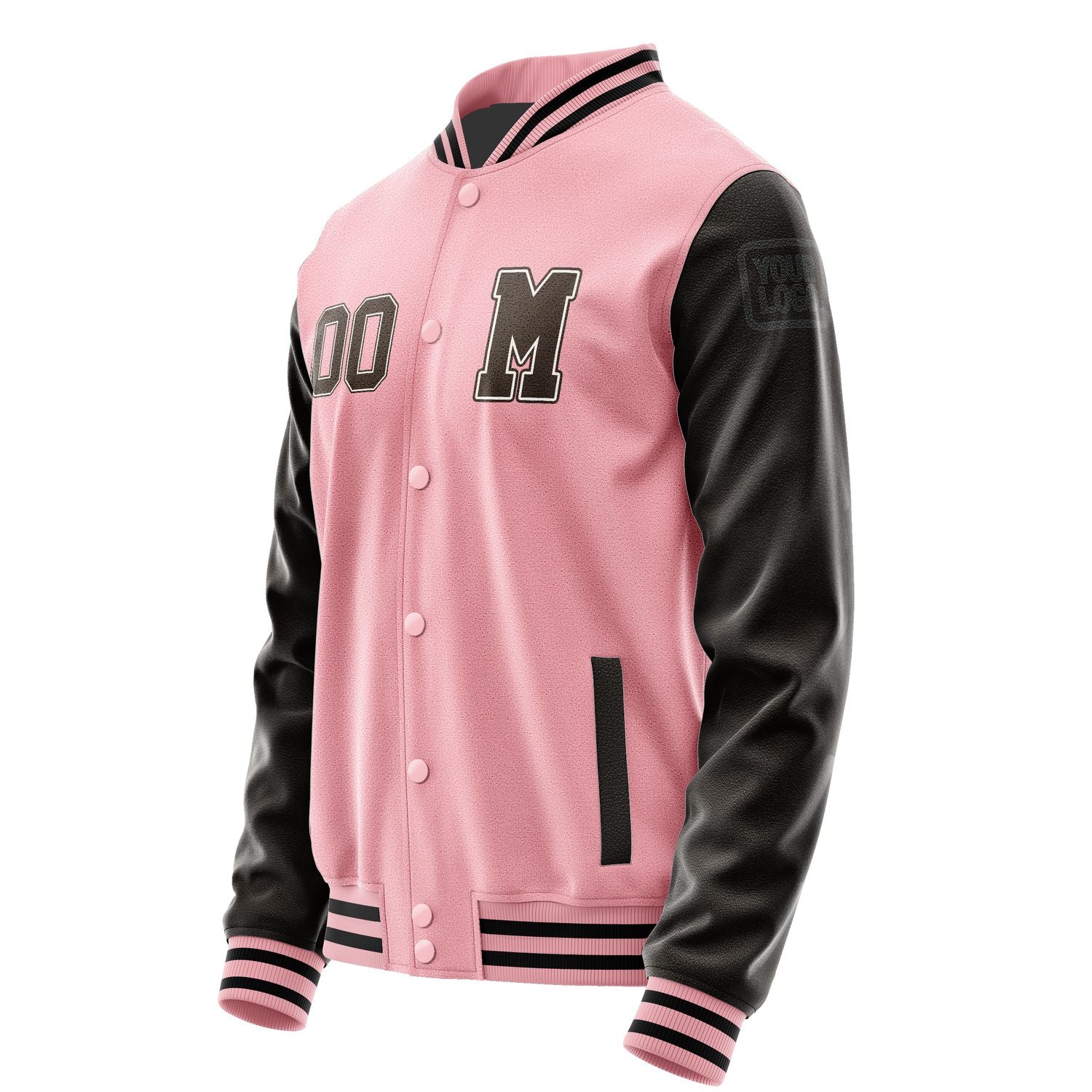 Maßgeschneidertes Rosa Braun Jacke JB2121012117011817