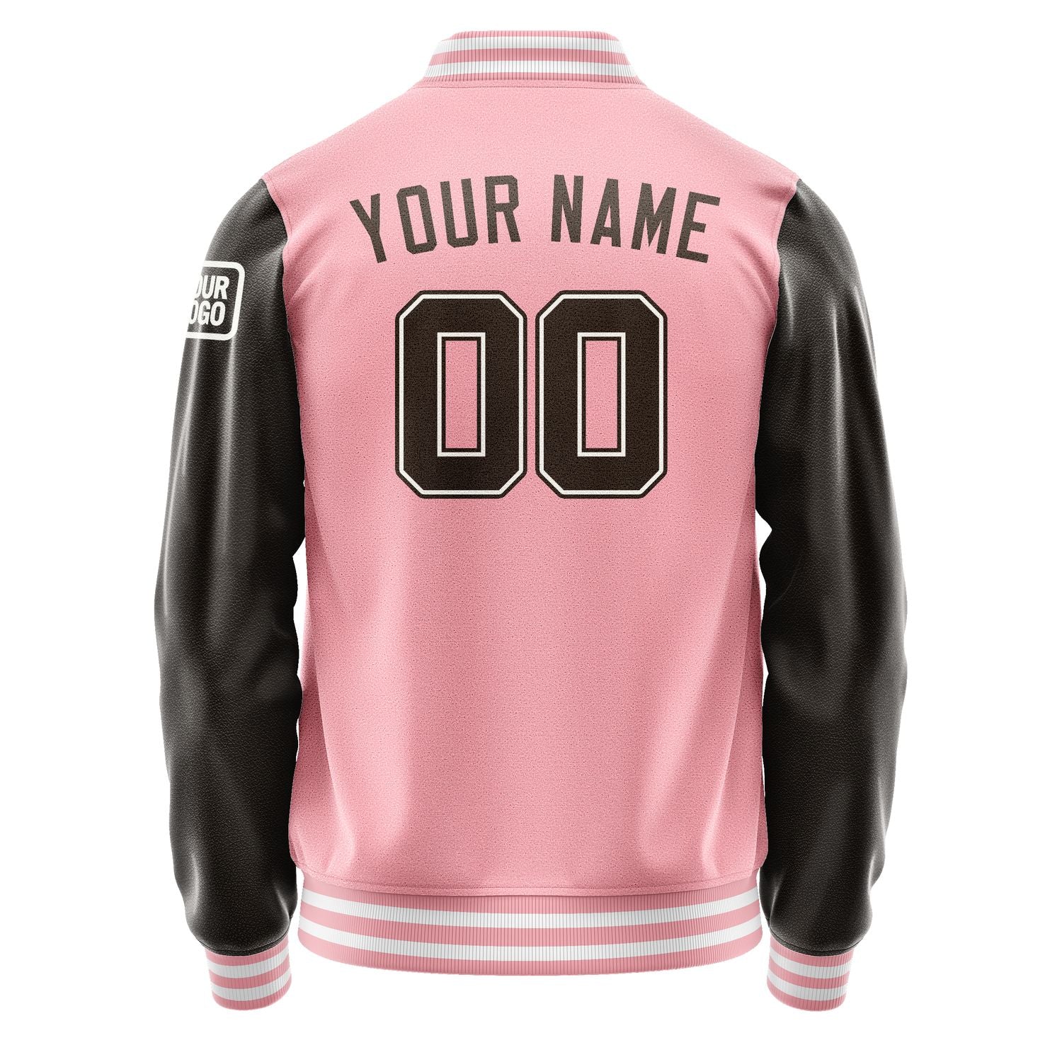 Maßgeschneidertes Rosa Braun Jacke JB2121012118011818