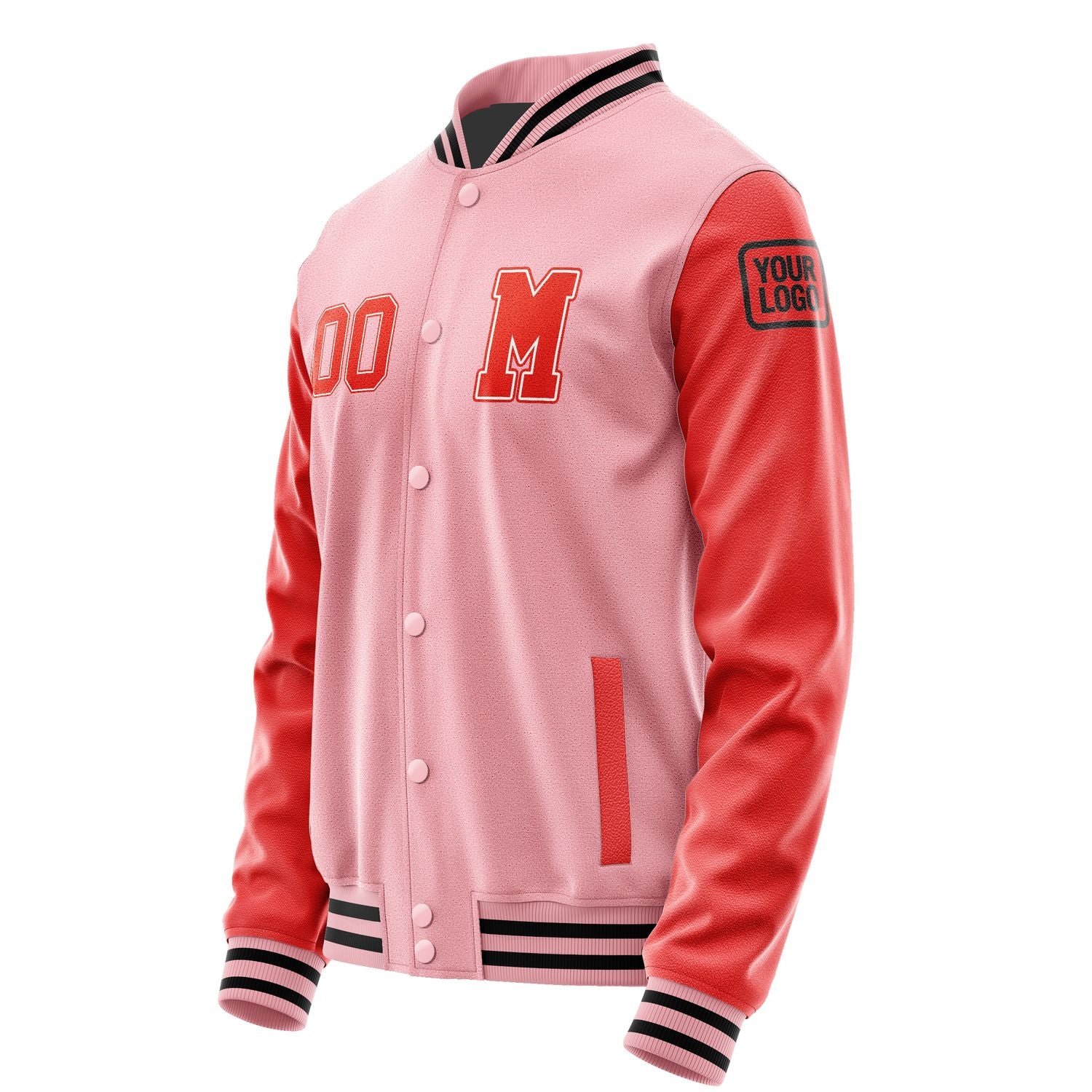 Maßgeschneidertes Rosa Orangerot Jacke JB2121122117121817