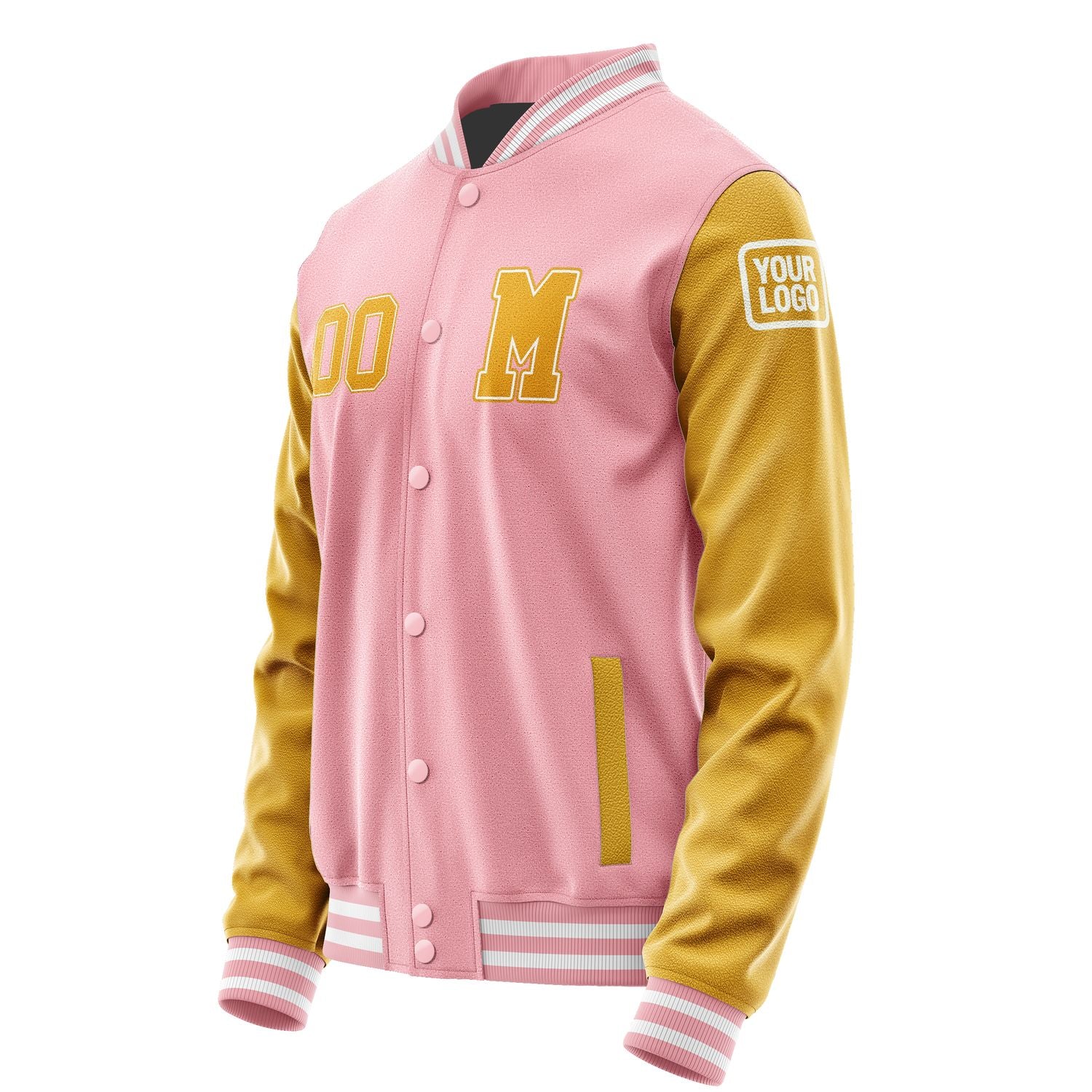 Maßgeschneidertes Rosa Gelb Jacke JB2121192118191818