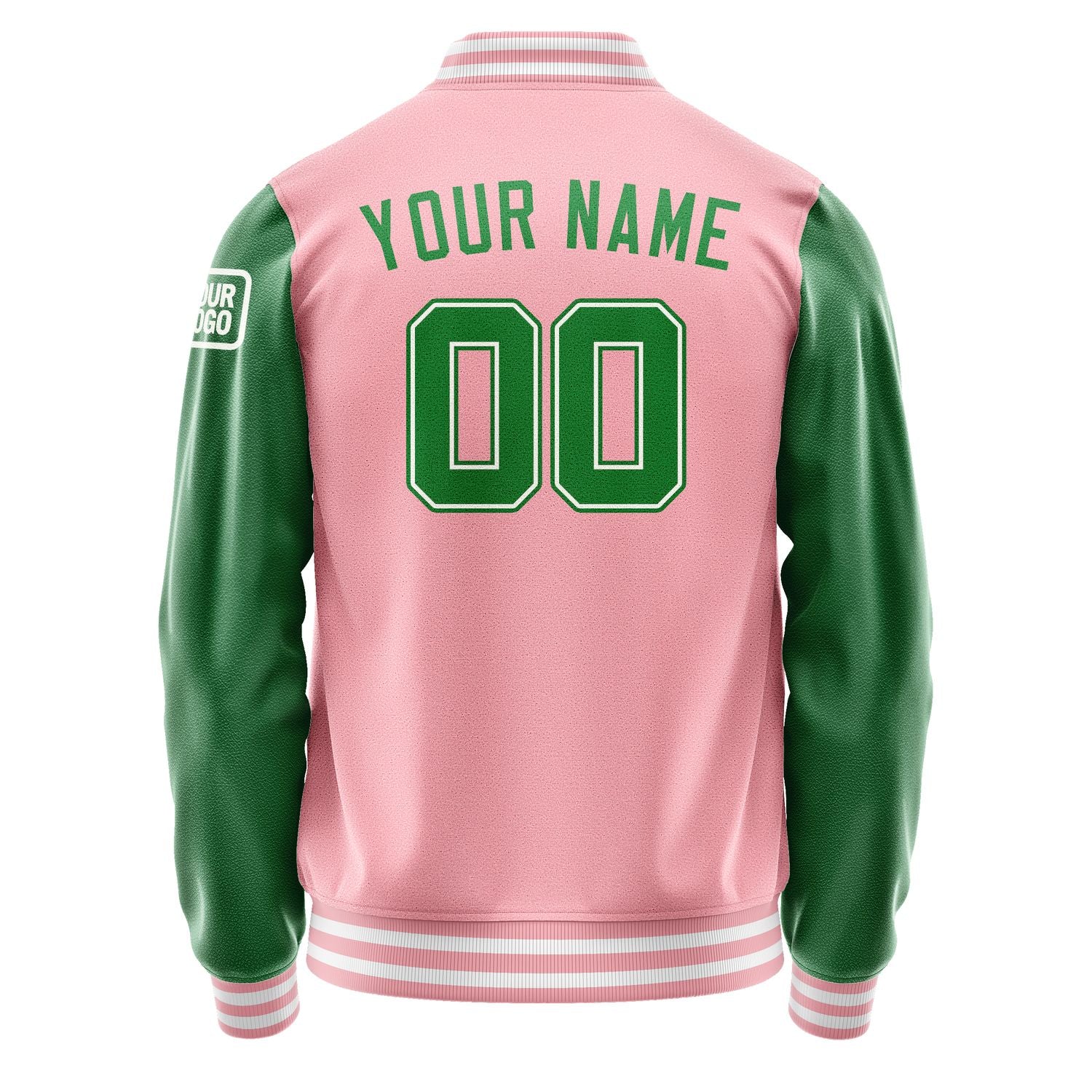 Maßgeschneidertes Rosa Smaragdgrün Jacke JB2121242118241818