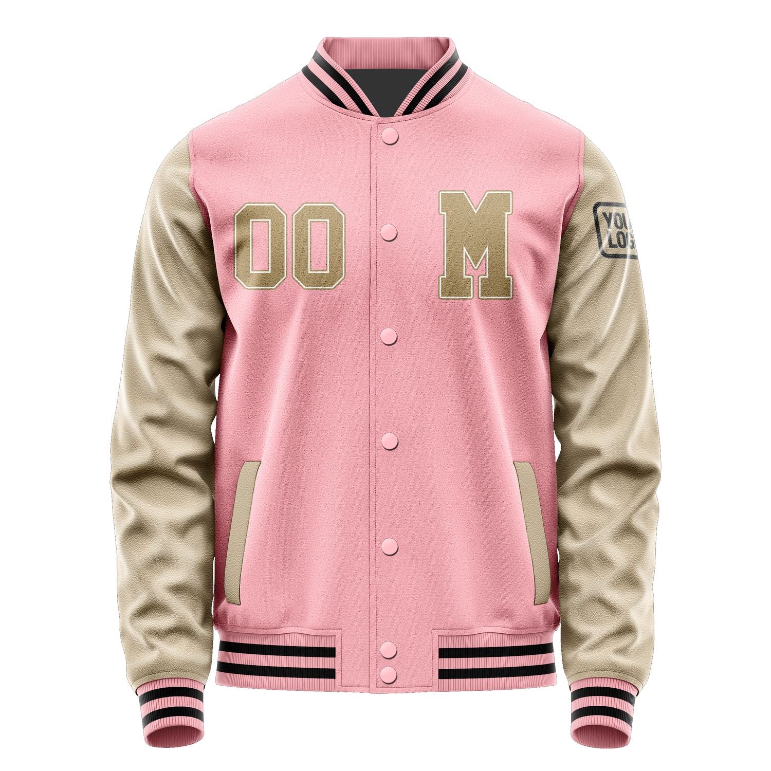Maßgeschneidertes Rosa Hellkhaki Jacke JB2121252117251817