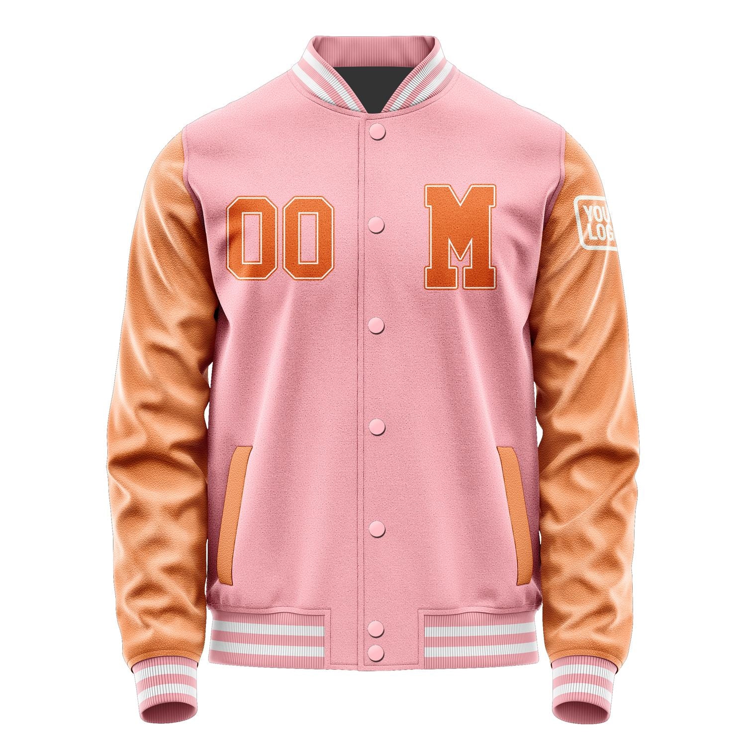 Maßgeschneidertes Rosa Orange Jacke JB2121282118281818