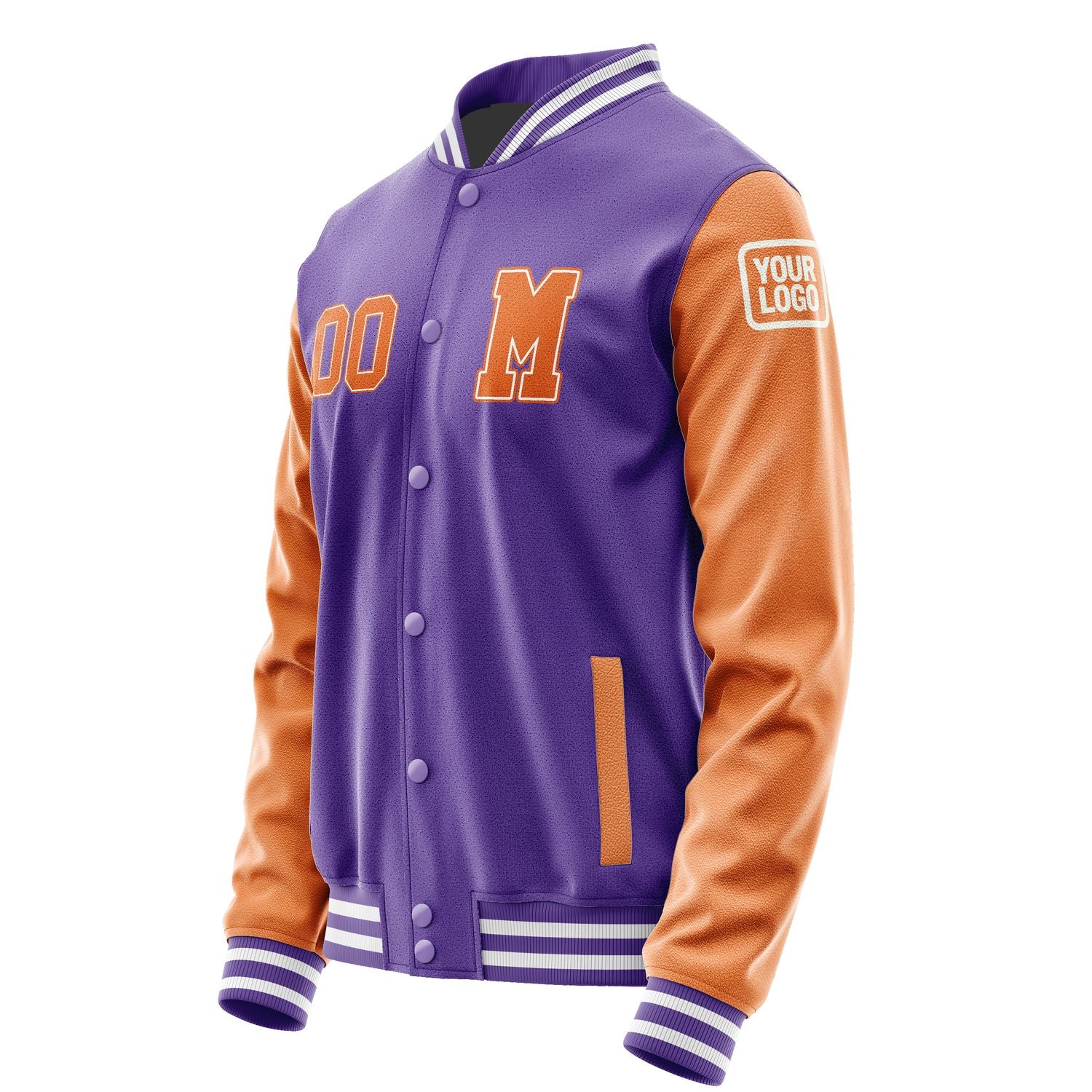 Maßgeschneidertes Lavendel Orange Jacke JB2323282318281818