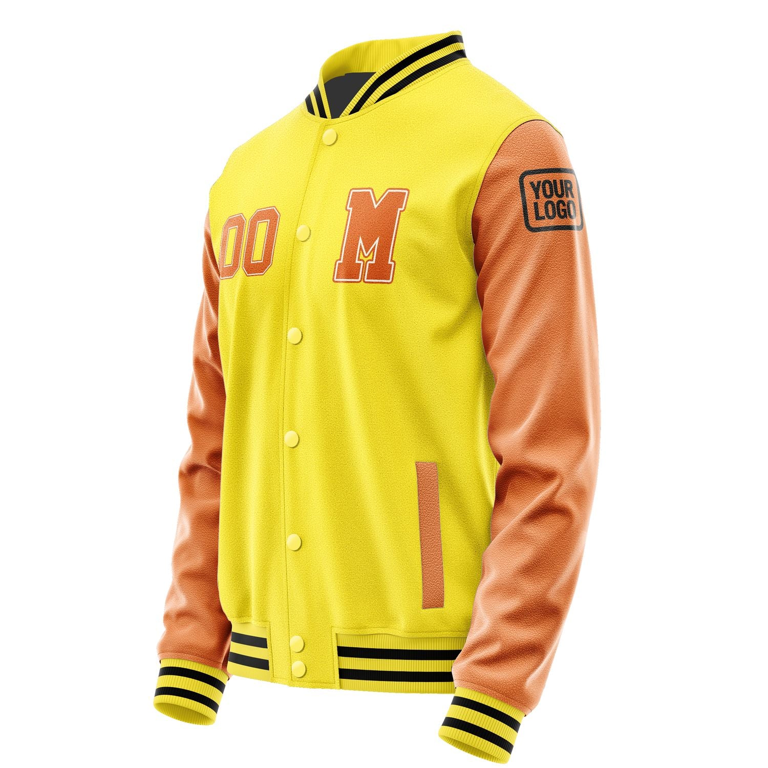 Maßgeschneidertes Blassgelb Orange Jacke JB2626282617281817