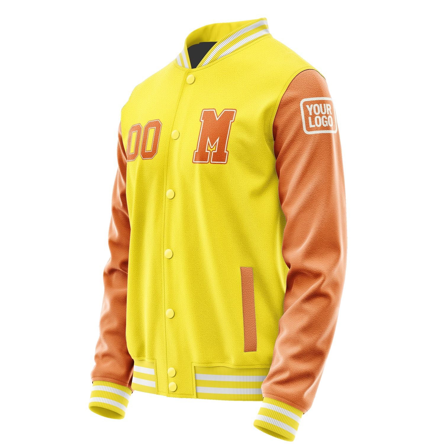 Maßgeschneidertes Blassgelb Orange Jacke JB2626282618281818