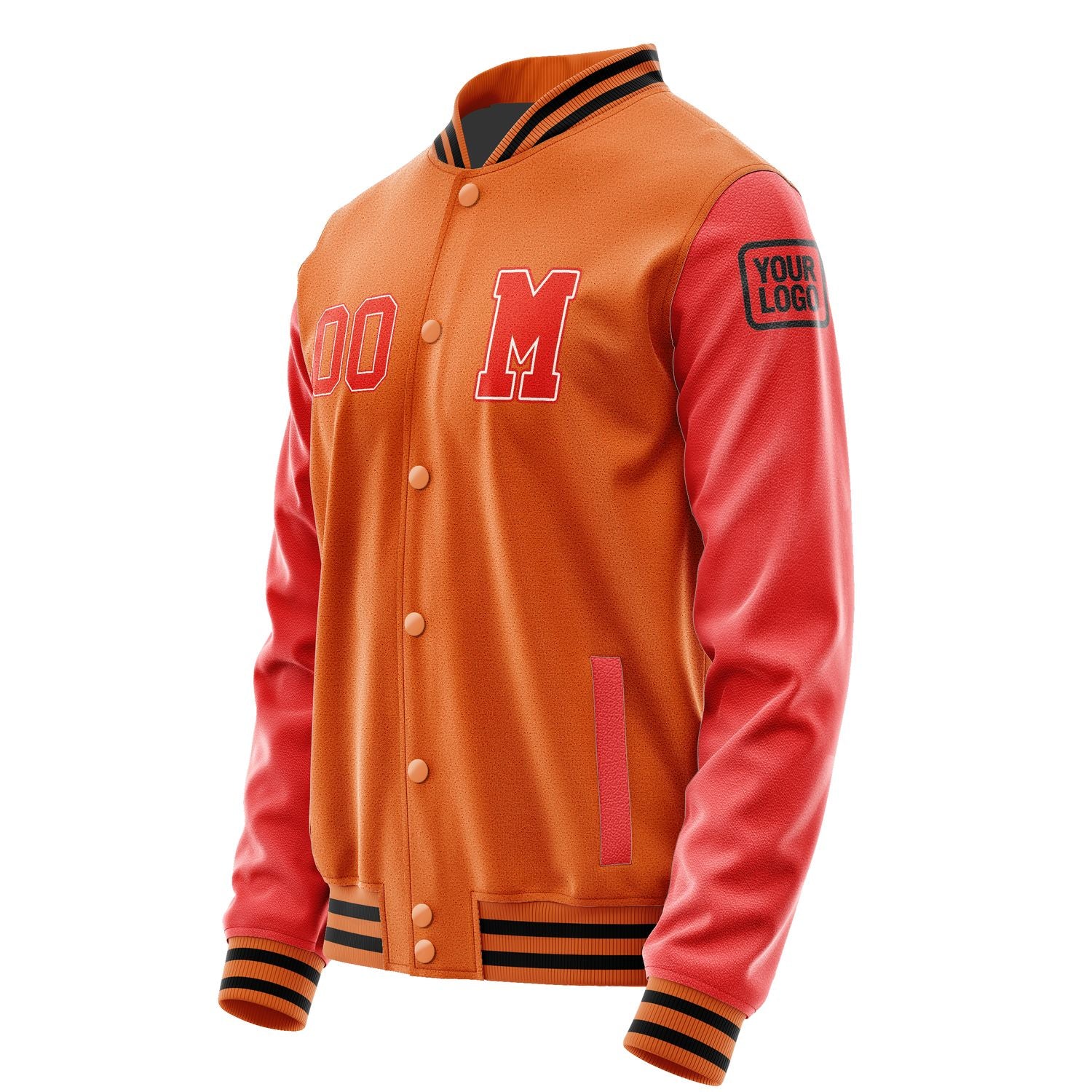 Maßgeschneidertes Orange Orangerot Jacke JB2828122817121817