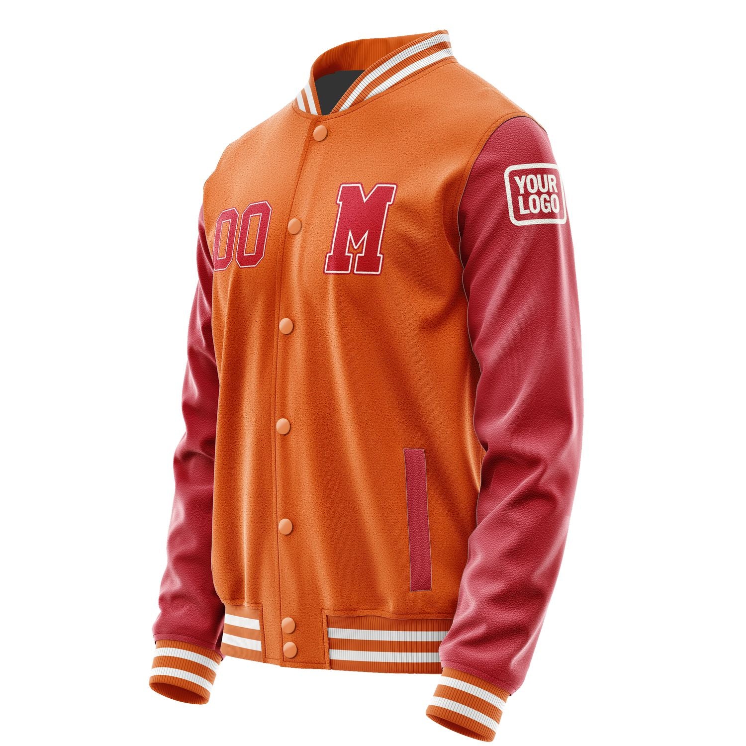 Maßgeschneidertes Orange Rot Jacke JB2828142818141818