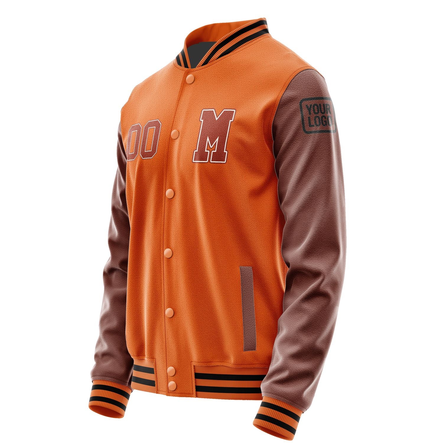 Maßgeschneidertes Orange Korallenrot Jacke JB2828162817161817