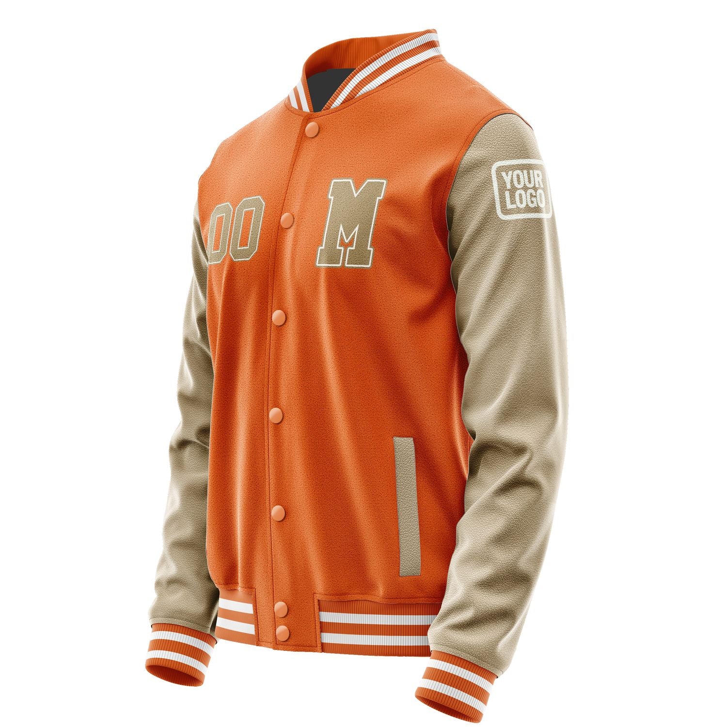 Maßgeschneidertes Orange Hellkhaki Jacke JB2828252818251818