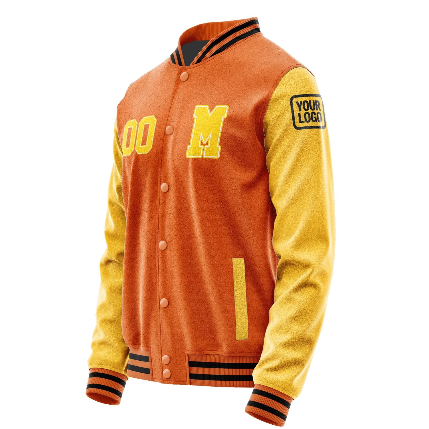 Maßgeschneidertes Orange Gold Jacke JB2828302817301817