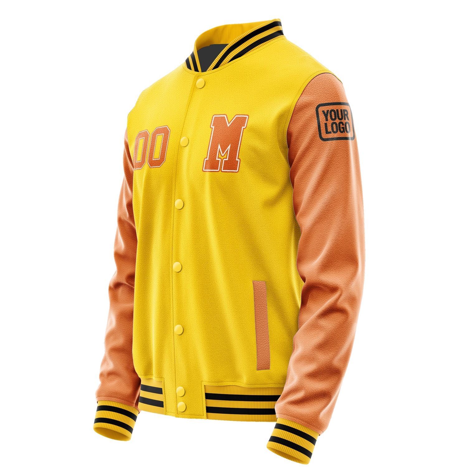 Maßgeschneidertes Gold Orange Jacke JB3030283017281817