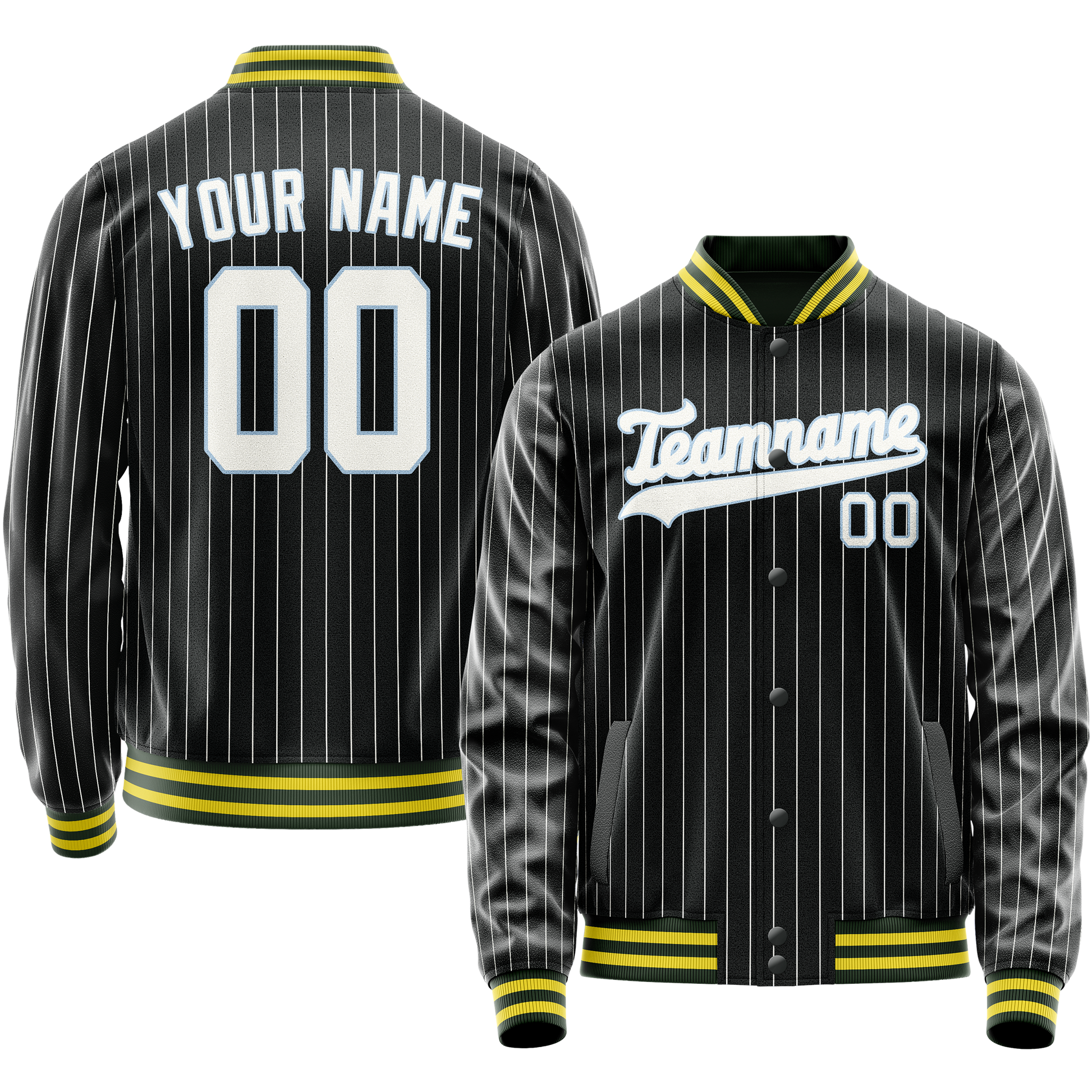 Maßgeschneidertes Schwarz Weiß Jacke JA02240617HF045